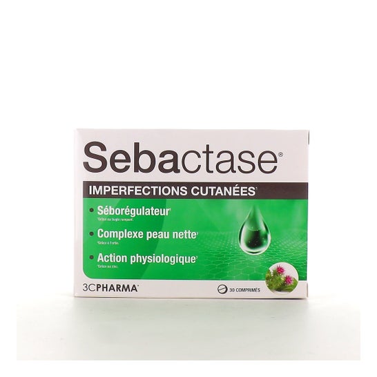 3C Pharma - Sebactase Imperfecciones de la piel 30 comprimidos