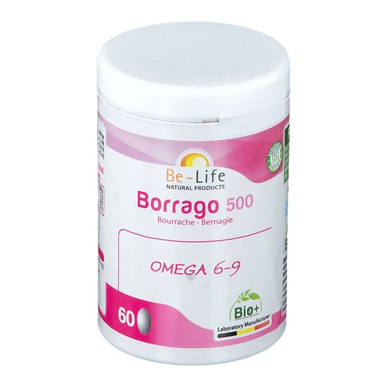 Belife Borrago 500 bourrache Bio 60 capsules