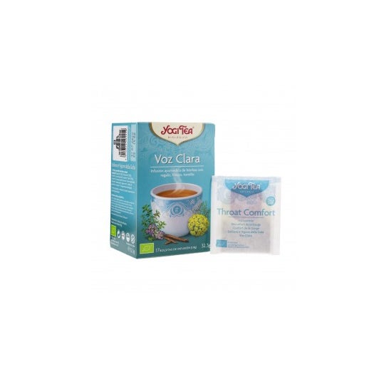 Yogi Tea voz clara 17 bolsas