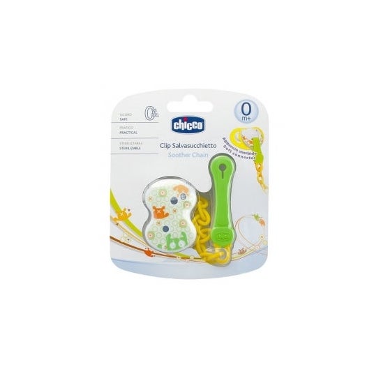 Chicco™ Chicco™ Baby clip protects pacifier green colour 1 pc