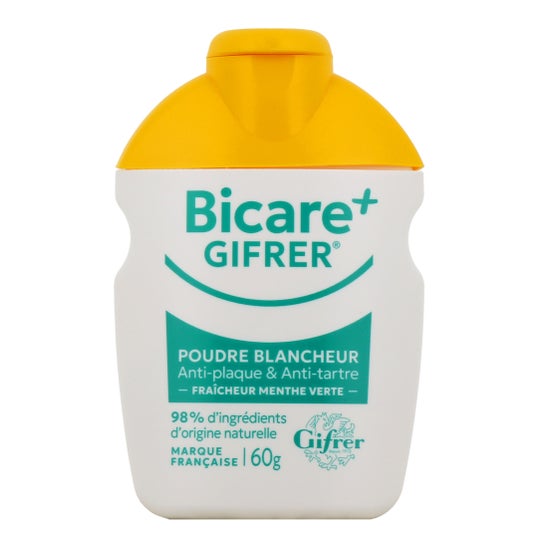 Gifrer Bicare+ Blegende Pulver Frisk Mint 60 g