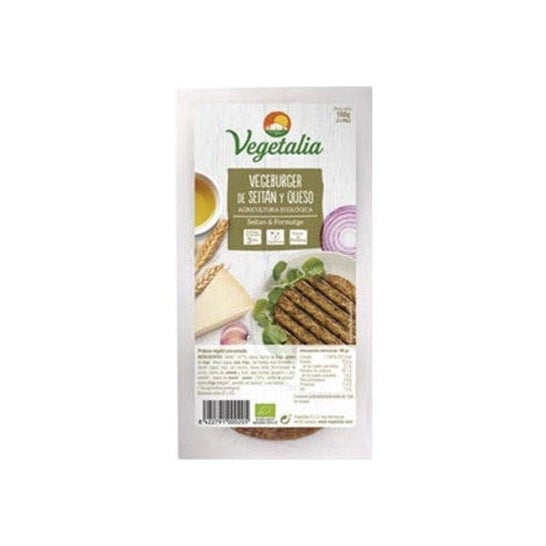 Vegetalia Seitan und Käse Burger Vegan Bio 2 Stück