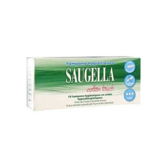 Saugella Cotton Touch Tampons Hygiéniques Super 16uts