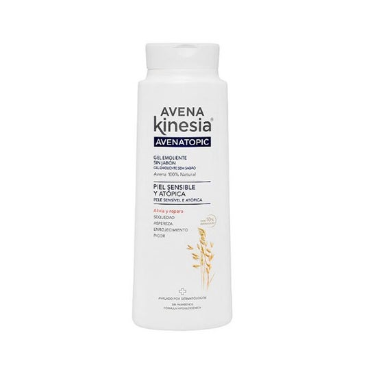 Avena Kinesia Avena Topic Oatmeal Soap Free Emollient Gel 600ml