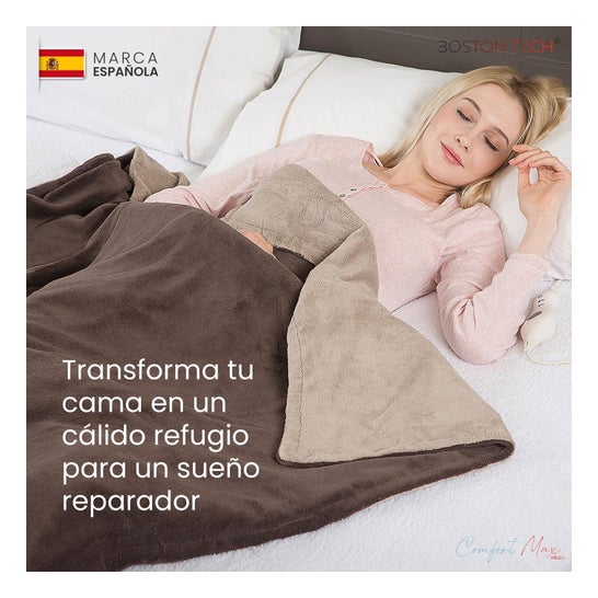 Boston Tech Coperta Elettrica Doppia Comfortmax 180 x 130 cm