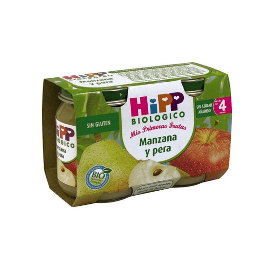 Hipp Pure Apple & Pear +4M 2X125g