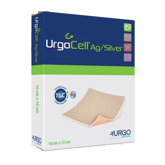 Urgo Verband Urgocell Ag Zilver Niet Klevend 10x12cm 10uds