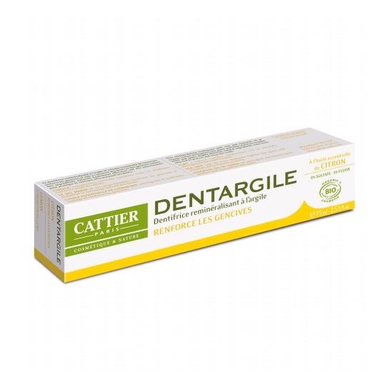 Cattier Dentrifice Dentargile Zitrone 75ml