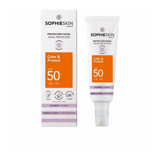 Sophieskin Protector Facial Calmante Piel Atópica Spf50 50ml
