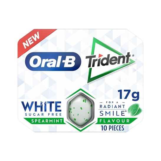 Trident White Sugar Free Spearmint 10uds