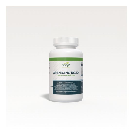 Sotya Arándano Rojo + Hibisco + Próbioticos 690 mg  90 Cápsulas