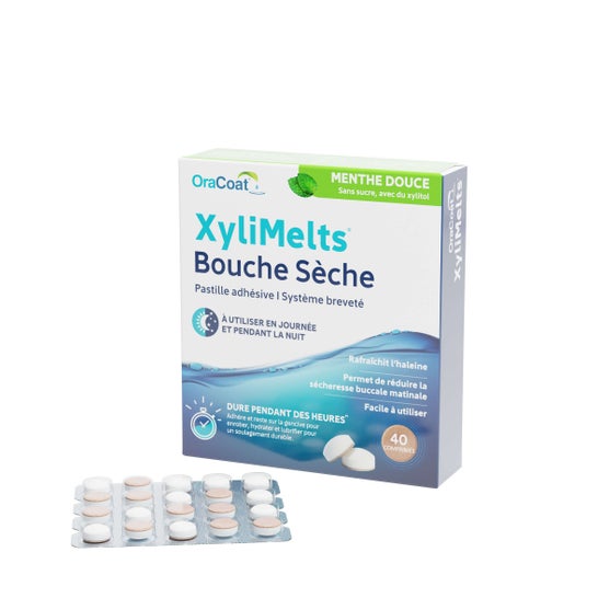 XyliMelts Boca Seca Menta Dulce Sin Azúcar 40 comp