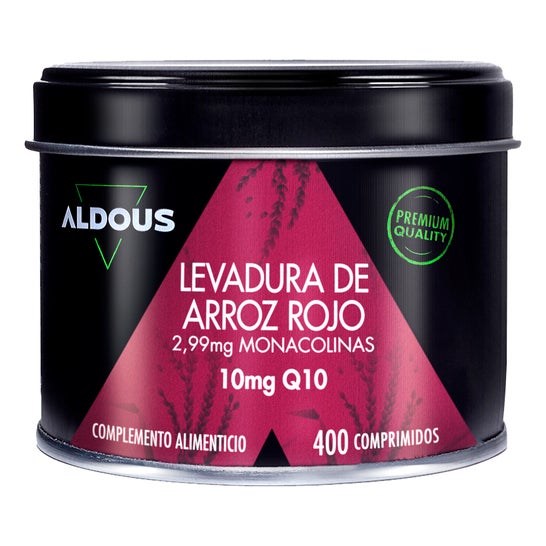 Aldous Levadura de Arroz Rojo con Coenzima Q10 400comp