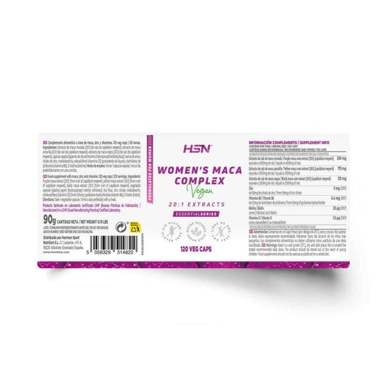 HSN Maca Complex Especial Mujer 120vcaps