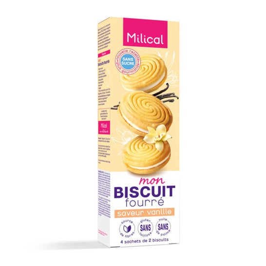 Milical - Biscuits Fourrs Vanille