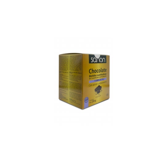 Sanon vervangende chocoladeschud 7 zakjes 30g