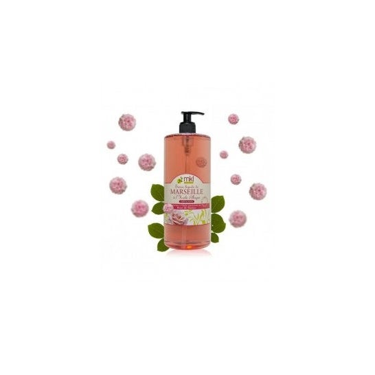 Mkl - Jabón líquido de Marsella Rosa de Damasco 1000 ml