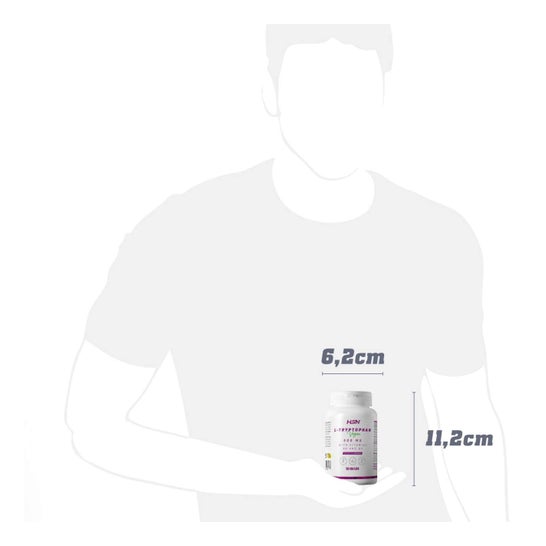 HSN L-Triptófano 500mg + Vitaminas B6 y B3 120vcaps
