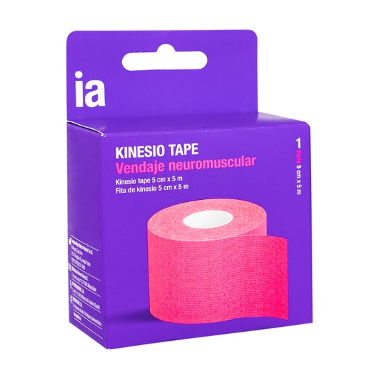 Interapothek Kinesio Tape Bandage Fuchsia 5 cm x 5 m