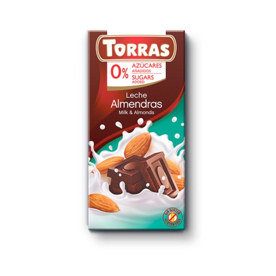 Torras Choco Latte di mandorla S/G/A 75g