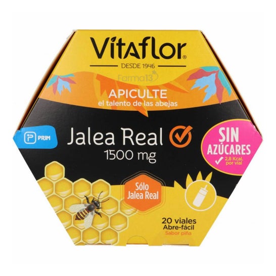 Vitaflor Jalea Real Pura Sin Azúcares 1500mg