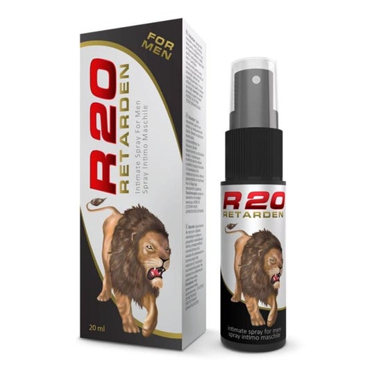 R20 Retarden Spray Ritardante Effetto Freddo per Uomo 20ml