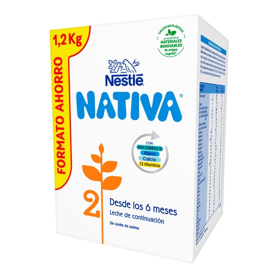 Nativa Leche Continuación 6M 2x600g