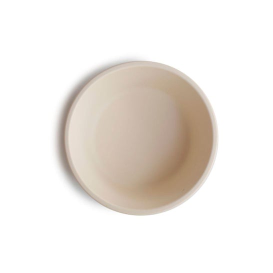Mushie Bol con Ventosa Solid Ivory 1ud