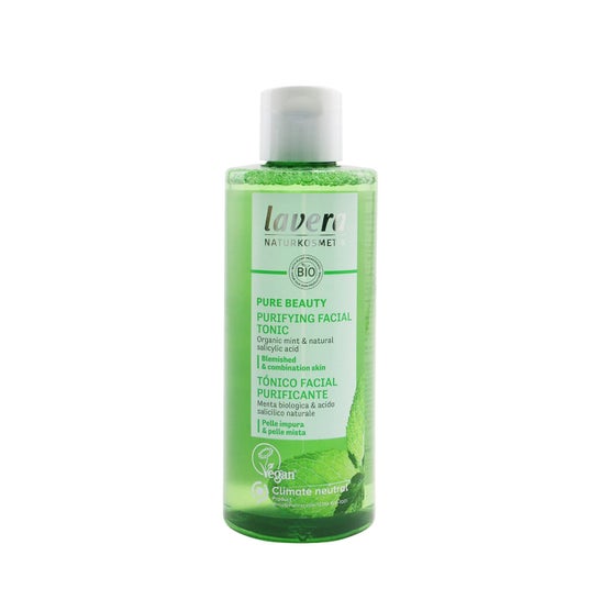 Lavera rensende ansigtstoner Salicylsyre & Mint 200ml