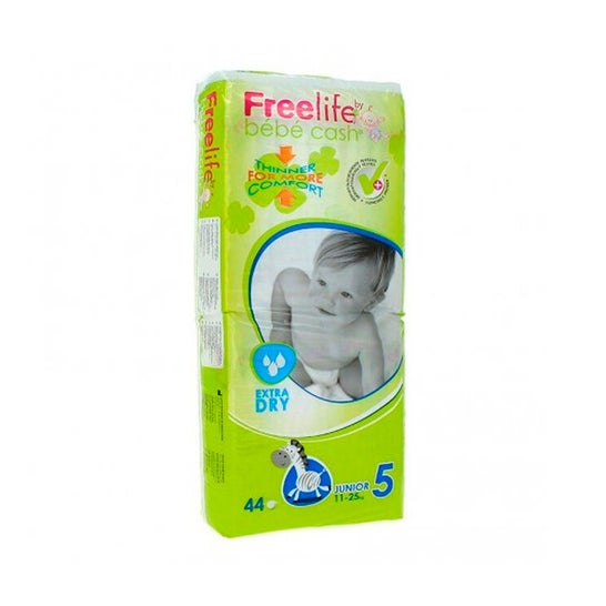 Baby Cash Freelife diapers size 5 44 uts