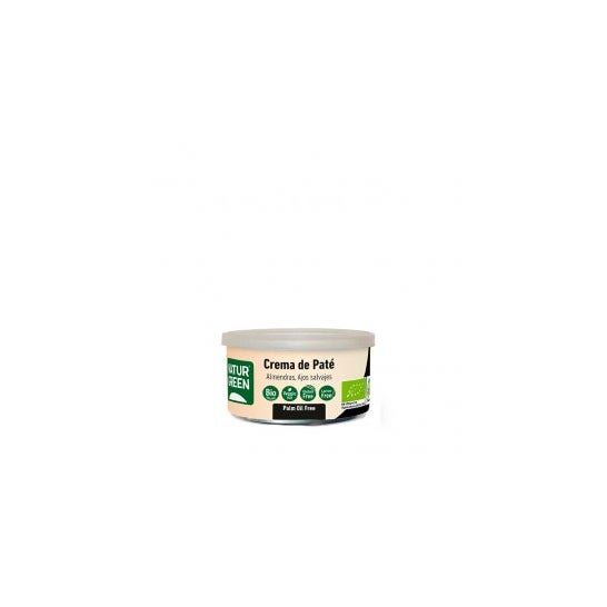 Naturgreen organische amandel en wilde knoflook Pate Cream 125g