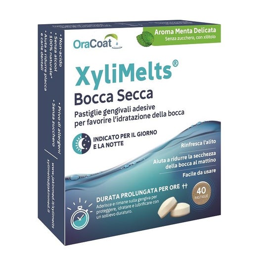 XyliMelts Bocca Secca Aroma Menta Delicata 40comp