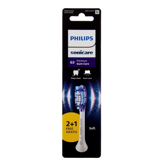 Sonicare G3 Premium Gum Care Soft Brush Heads 3 pcs