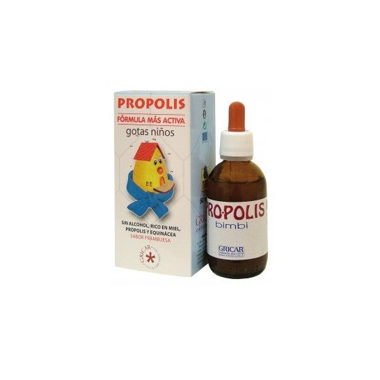 Herbofarm Propolis laat kinderen frambozen 50ml vallen