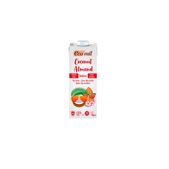 Ecomil Bebida Ecológica De Coco Almendra Calcium 1 L