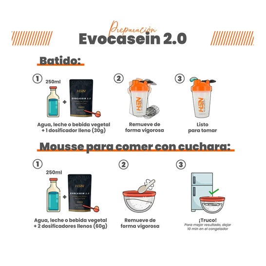 HSN Evocasein 2.0 Caseína Micelar + Digezyme® Crema Catalana 500 g