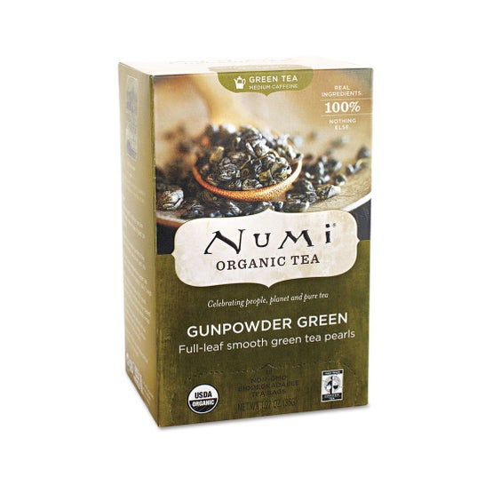 Numi Organic Tea Gunpowder Green (18 Bags) - Té