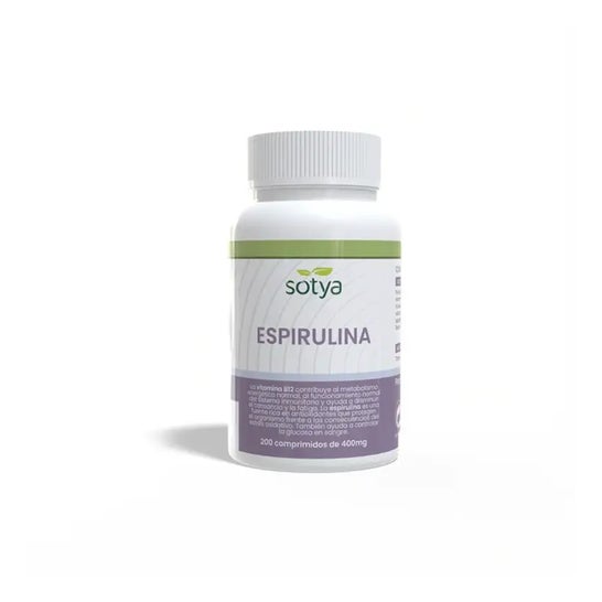 Sotya Espirulina 400 mg 200 cápsulas Sotya Espirulina 400 mg 200 cápsulas