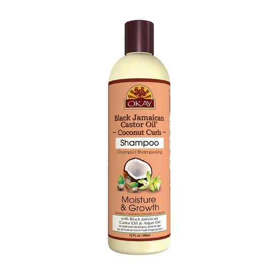 Okay Black Jamaican Castor Oil Kokosnuss Shampoo 355ml