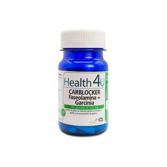 Health 4U Carblocker Faseolamina + Garcinia 550mg 30cáps
