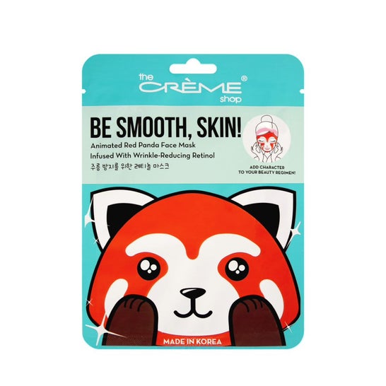 The Crème Shop Be Smooth, Skin! Mascarilla Facial Panda Rojo 1ud