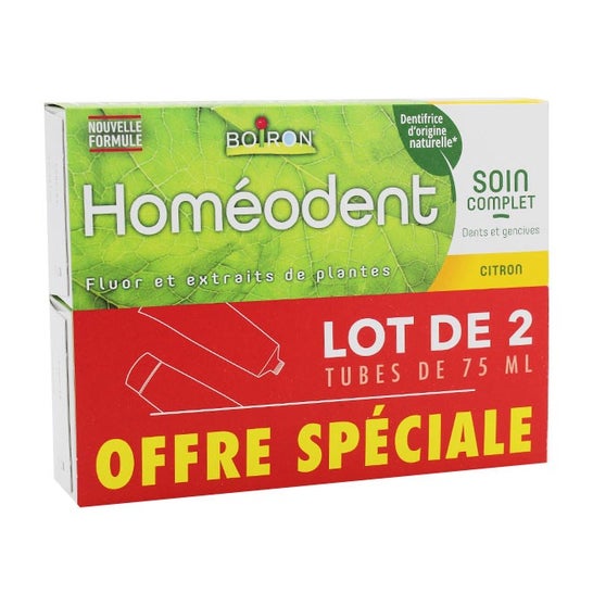 Homeodent Complete Care Toothpaste Lemon 2x75ml