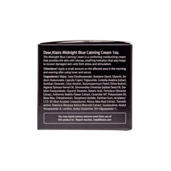 Klairs Midnight Blue crema calmante 30 ml