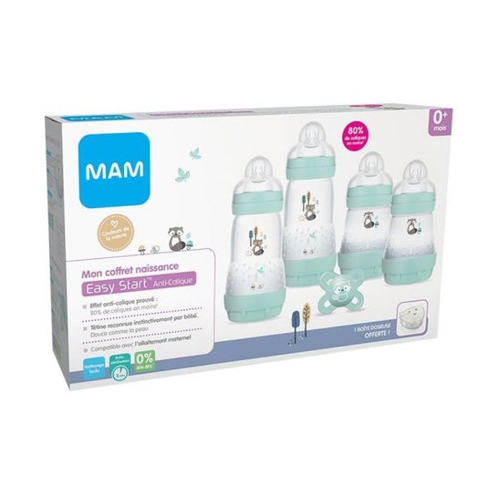 Mam Easy Start Set Recien Nacidos Azul 0M+ 3 Productos - Farmacia en Casa  Online