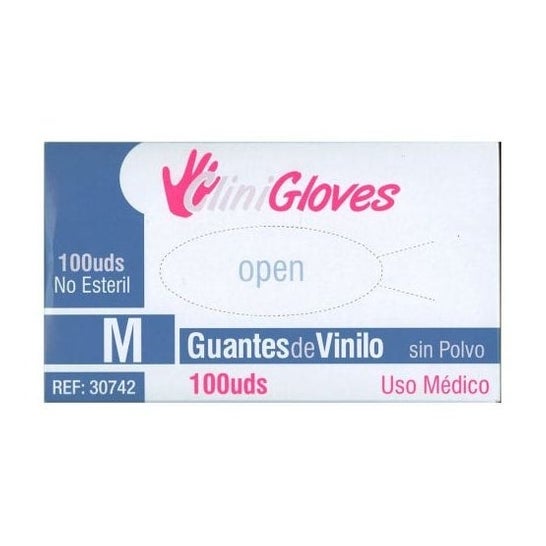 CliniGloves Powder Free Vinyl Glove Size XL 100 pcs