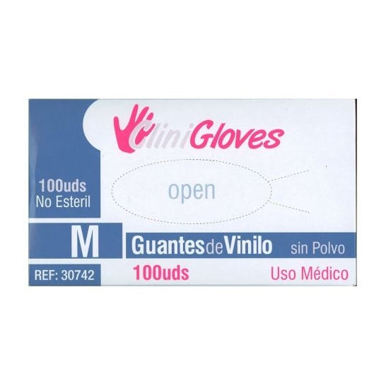 CliniGloves Guanto in vinile senza polvere taglia XL 100 pezzi