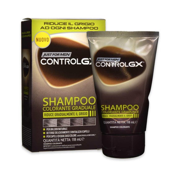 Just For Men Control GX Gradual Coloring Shampoo Anti Gray 118ml