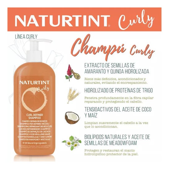 Naturtint Curly Champú 330ml Naturtint Curly Champú 330ml
