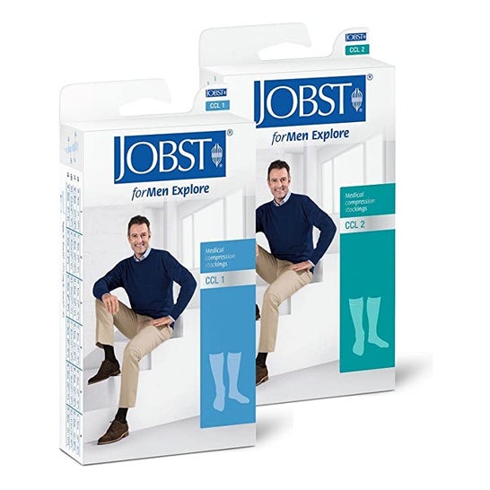 Jobst Explore Sock Ccl-1 Men's Size 4 1 Pair