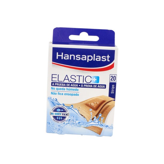 Hansaplast Elastic+ Resistente al Agua Apósitos 2 Tamaños 20uds
